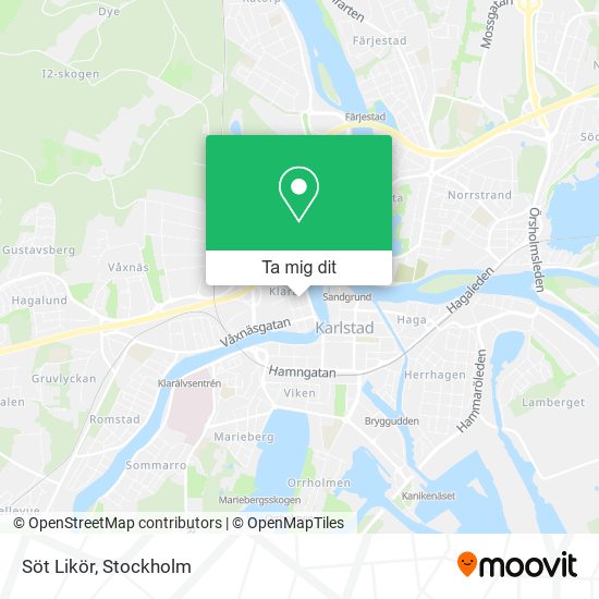Söt Likör karta