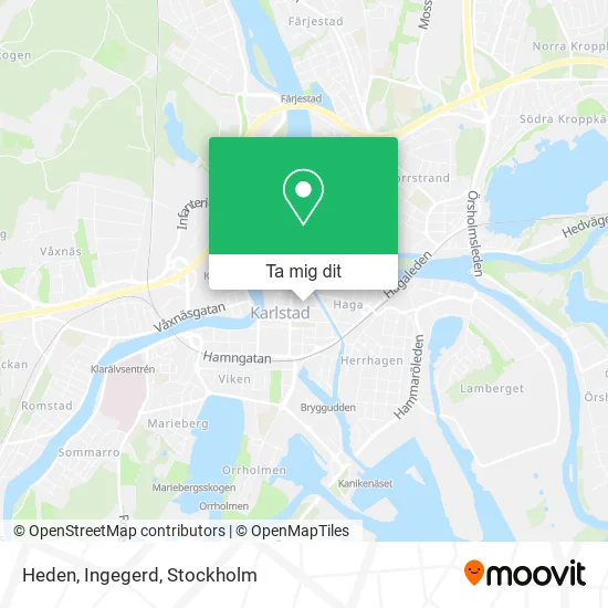 Heden, Ingegerd karta