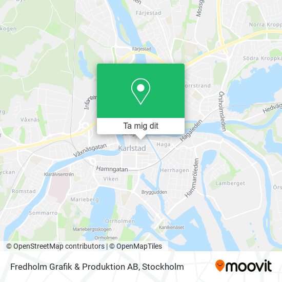 Fredholm Grafik & Produktion AB karta