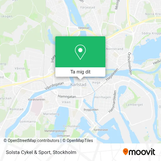 Solsta Cykel & Sport karta