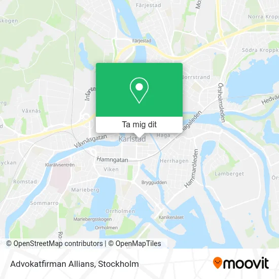 Advokatfirman Allians karta