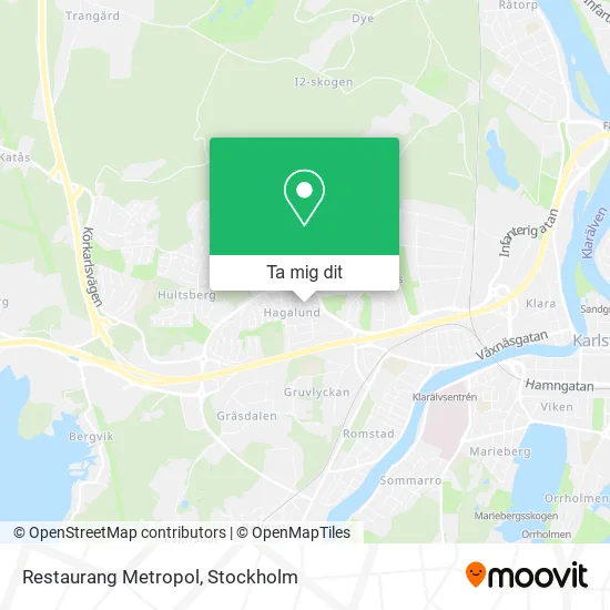 Restaurang Metropol karta