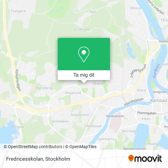 Fredricesskolan karta