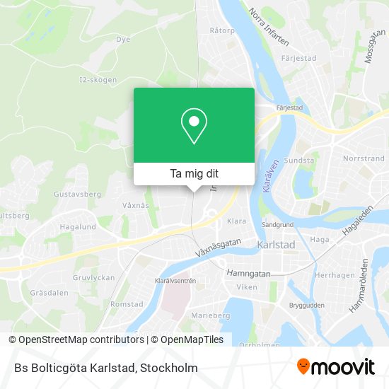 Bs Bolticgöta Karlstad karta