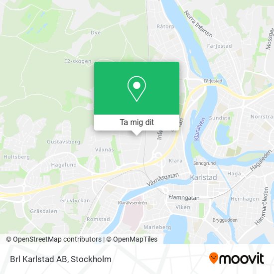 Brl Karlstad AB karta