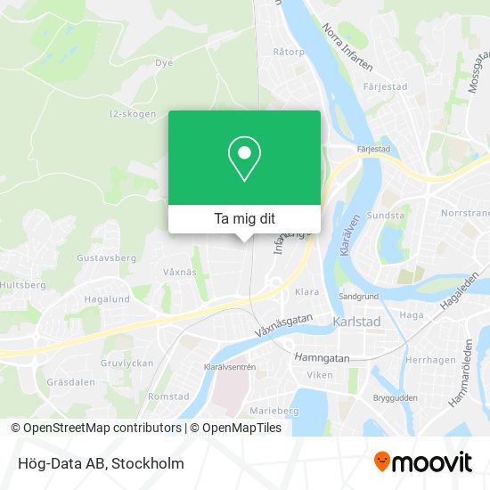 Hög-Data AB karta