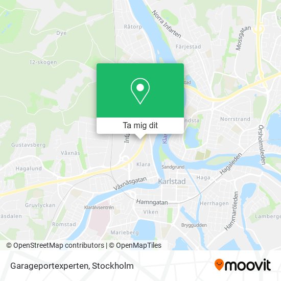 Garageportexperten karta
