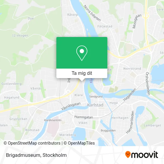 Brigadmuseum karta