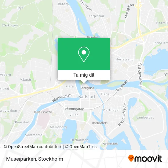 Museiparken karta