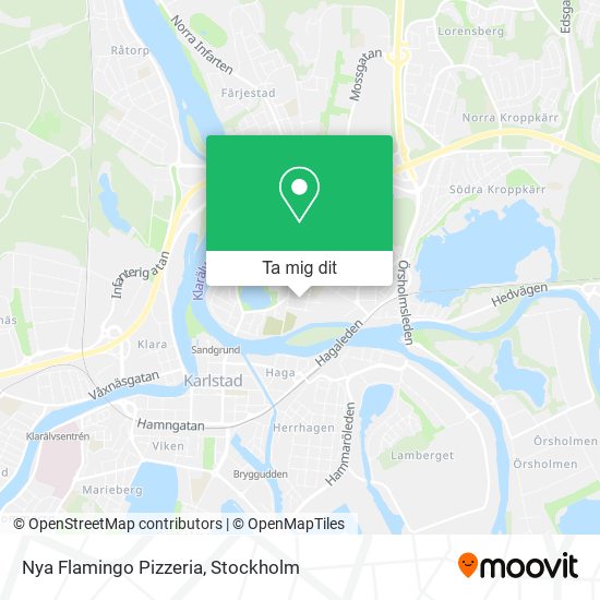 Nya Flamingo Pizzeria karta
