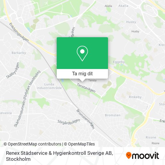 Renex Städservice & Hygienkontroll Sverige AB karta