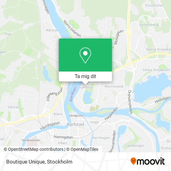 Boutique Unique karta