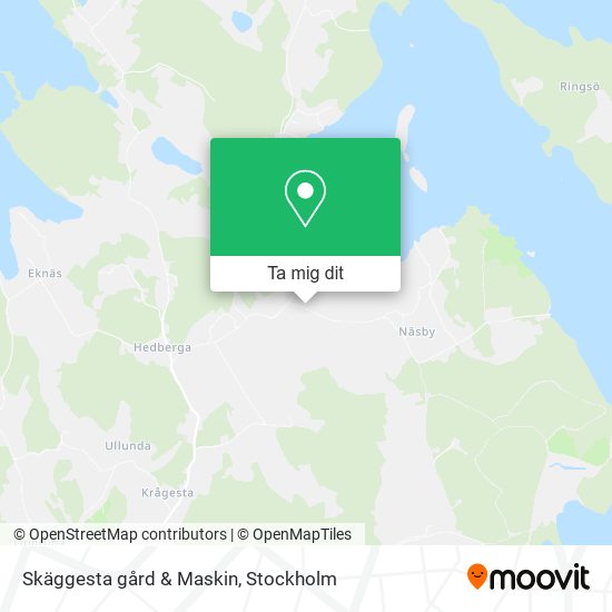 Skäggesta gård & Maskin karta