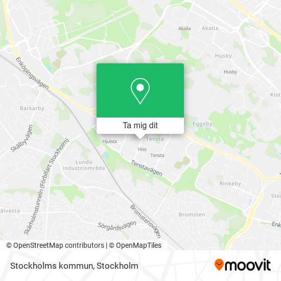 Stockholms kommun karta