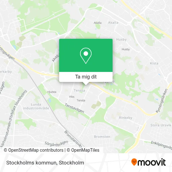 Stockholms kommun karta