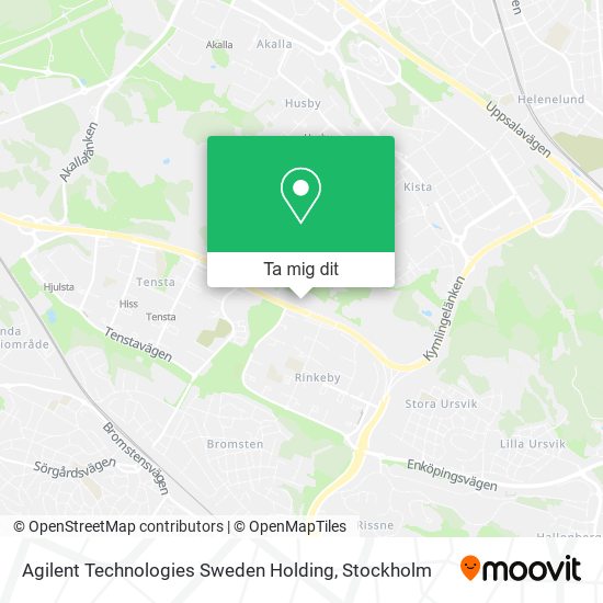 Agilent Technologies Sweden Holding karta