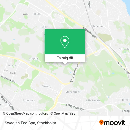 Swedish Eco Spa karta