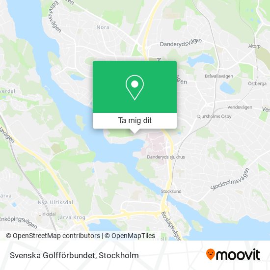 Svenska Golfförbundet karta