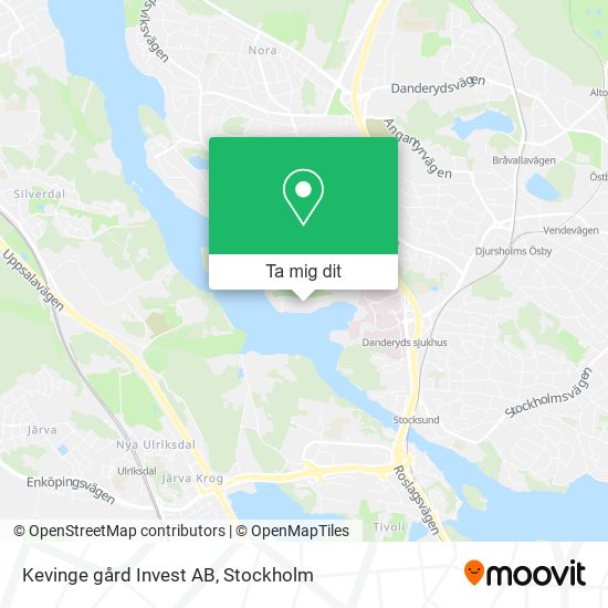 Kevinge gård Invest AB karta