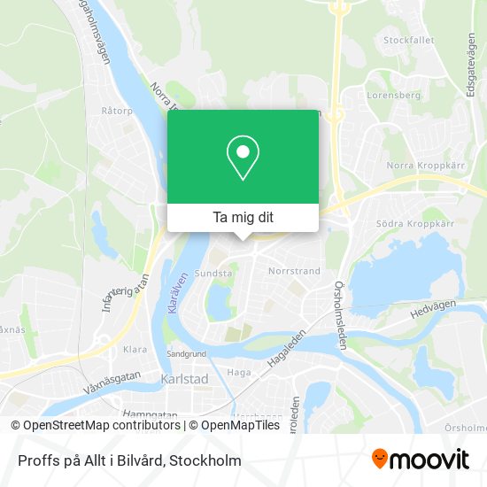 Proffs på Allt i Bilvård karta