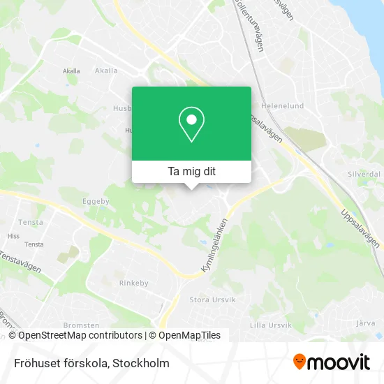 Fröhuset förskola karta