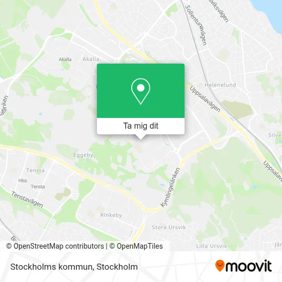 Stockholms kommun karta
