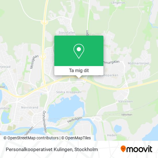 Personalkooperativet Kulingen karta