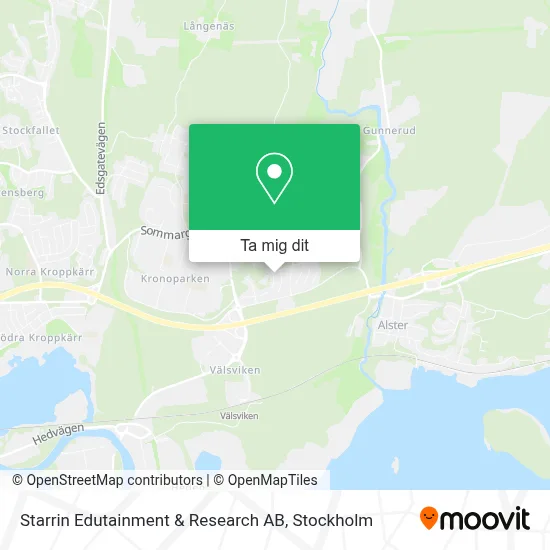Starrin Edutainment & Research AB karta