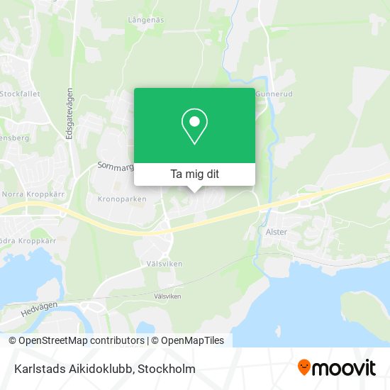 Karlstads Aikidoklubb karta