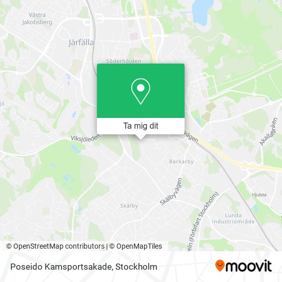 Poseido Kamsportsakade karta