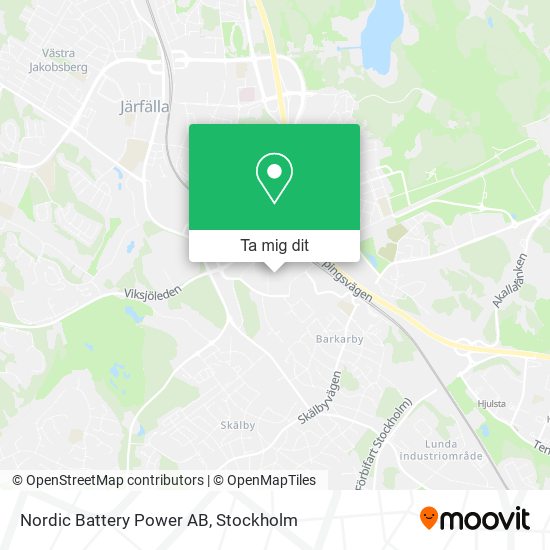 Nordic Battery Power AB karta