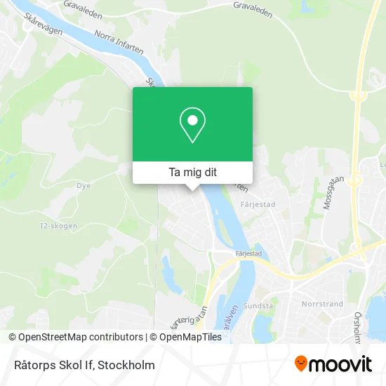 Råtorps Skol If karta