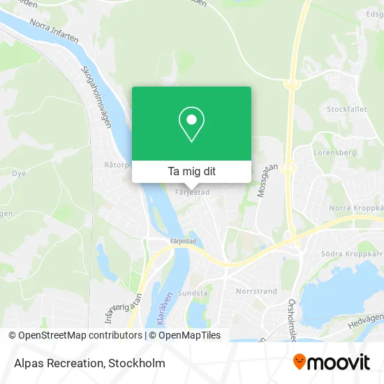 Alpas Recreation karta