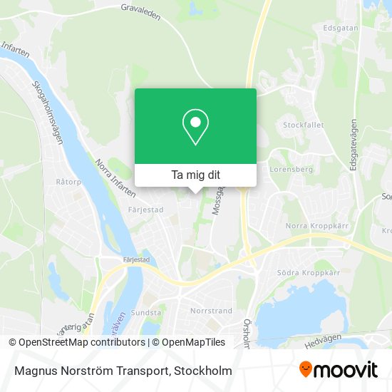 Magnus Norström Transport karta