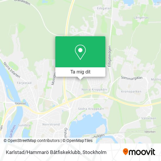 Karlstad/Hammarö Båtfiskeklubb karta