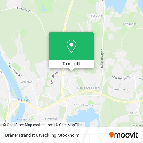 Brånerstrand It Utveckling karta