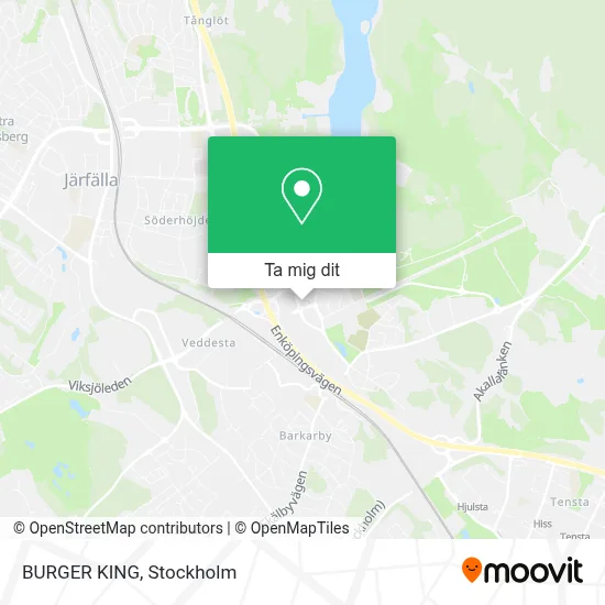 BURGER KING karta