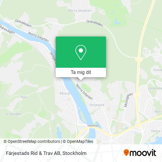 Färjestads Rid & Trav AB karta