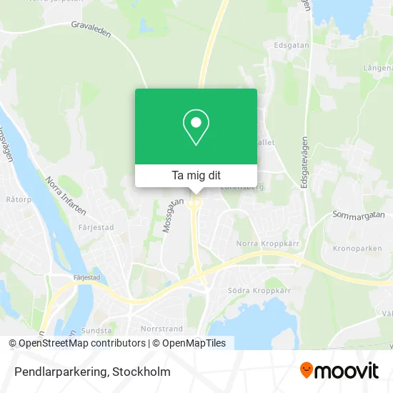 Pendlarparkering karta