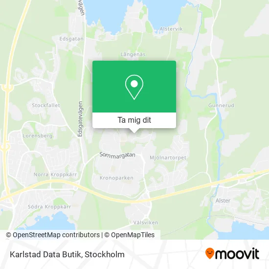 Karlstad Data Butik karta