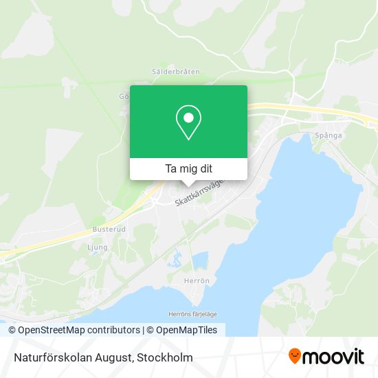 Naturförskolan August karta
