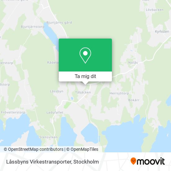 Låssbyns Virkestransporter karta