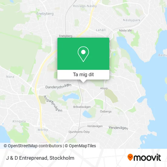 J & D Entreprenad karta