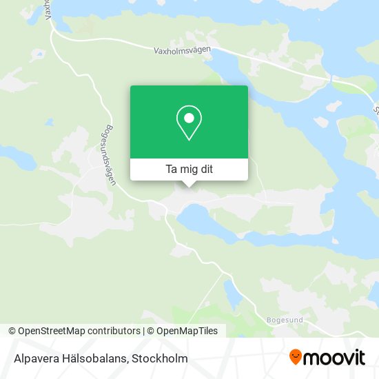 Alpavera Hälsobalans karta