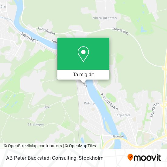 AB Peter Bäckstadi Consulting karta