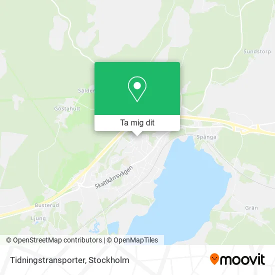 Tidningstransporter karta