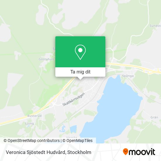 Veronica Sjöstedt Hudvård karta