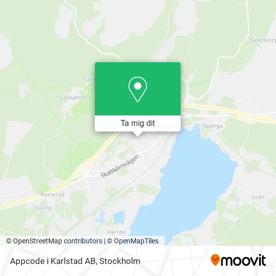 Appcode i Karlstad AB karta