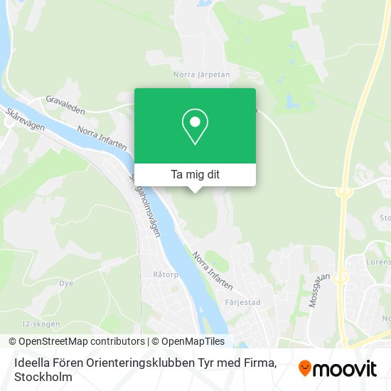 Ideella Fören Orienteringsklubben Tyr med Firma karta