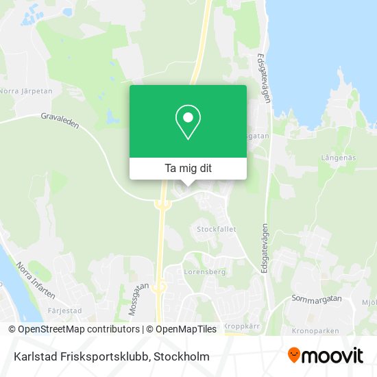 Karlstad Frisksportsklubb karta